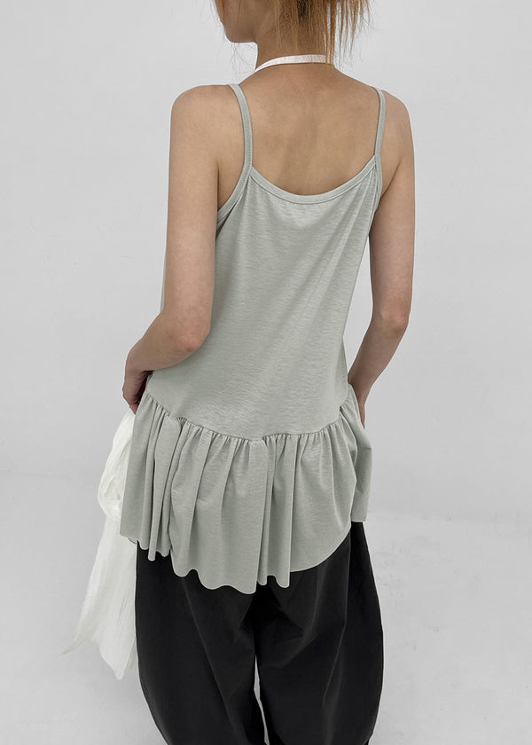 Kosha Shirred Layered Mini Dress