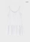Kosha Shirred Layered Mini Dress
