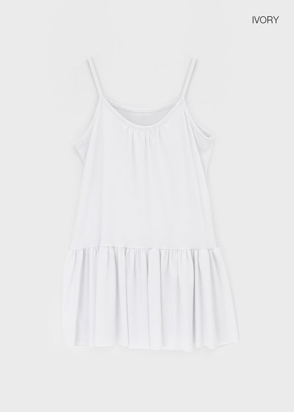 Kosha Shirred Layered Mini Dress