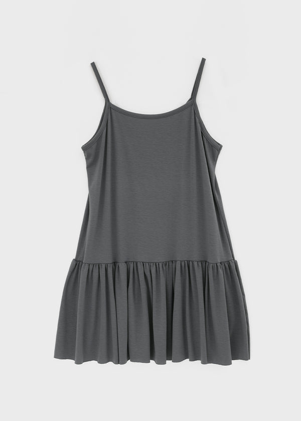 Kosha Shirred Layered Mini Dress
