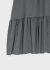 Kosha Shirred Layered Mini Dress