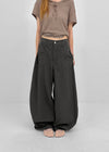 Tumple Shirred Wide Balloon Pants