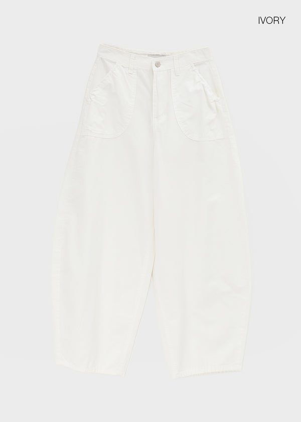 Tumple Shirred Wide Balloon Pants