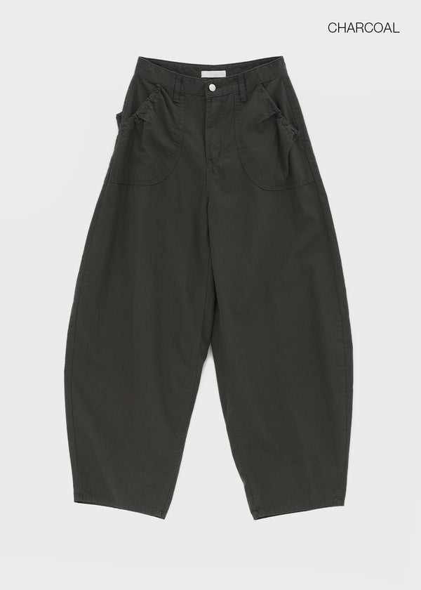 Tumple Shirred Wide Balloon Pants
