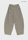 Tumple Shirred Wide Balloon Pants