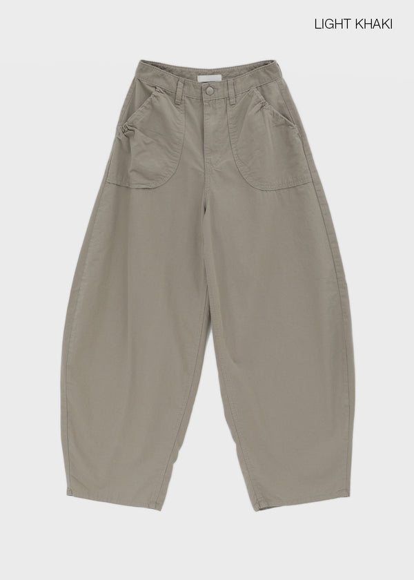 Tumple Shirred Wide Balloon Pants