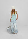 Warpin Wide Denim Pants