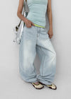 Warpin Wide Denim Pants