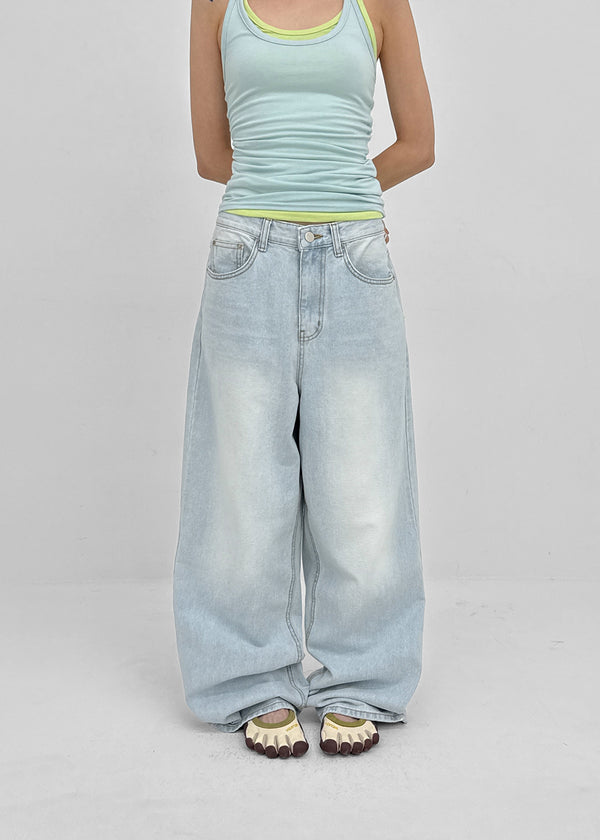 Warpin Wide Denim Pants