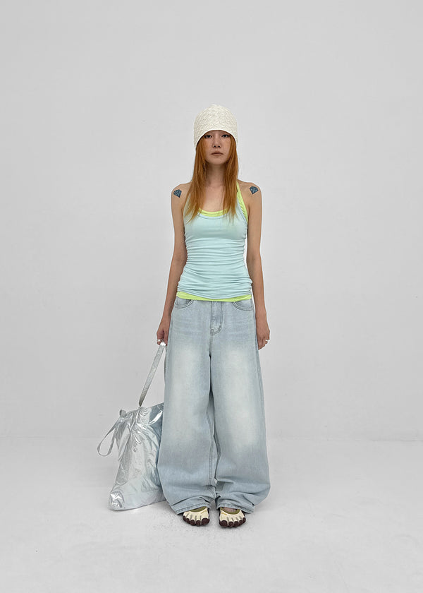 Warpin Wide Denim Pants