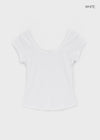 Jay's Summer Deep U-Neck Short Sleeve Tee