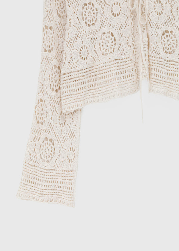 Kink Crochet Knit Cardigan