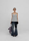 Edge Cargo Wide Bootcut Denim Pants