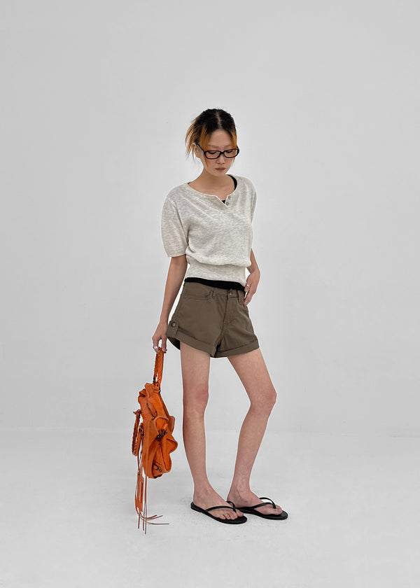 Lacuna Roll-up Shorts