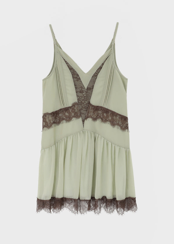 Caliber Satin Lace Mini Dress
