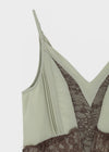 Caliber Satin Lace Mini Dress