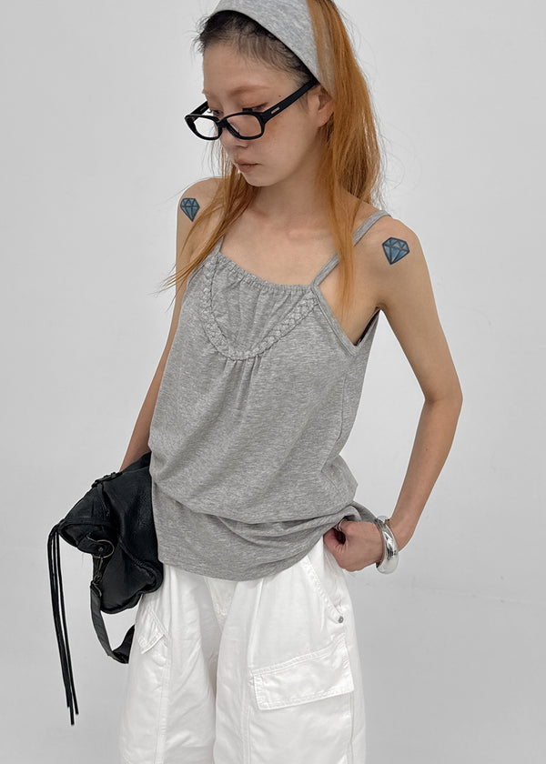 Cosmic Cable Knit Sleeveless Top