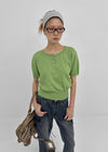 Mirage Henley Neck Summer Short Sleeve Knit