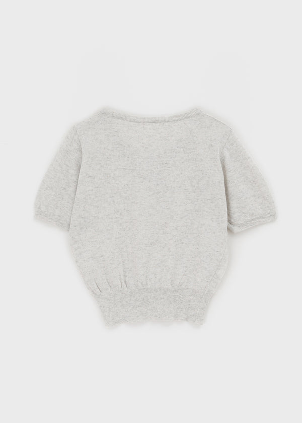 Mirage Henley Neck Summer Short Sleeve Knit