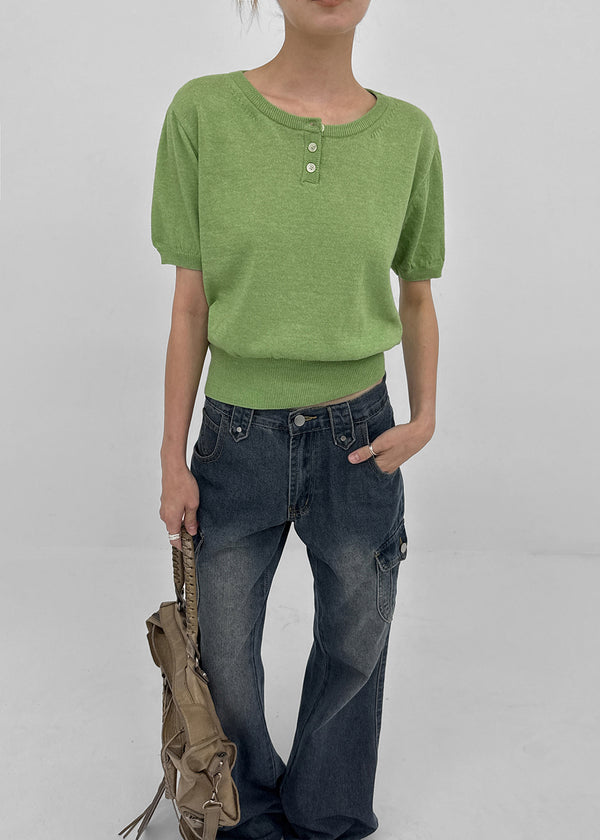 Edge Cargo Wide Bootcut Denim Pants