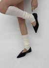 Kmit stiletto flat shoes