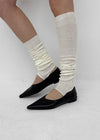 Kmit stiletto flat shoes