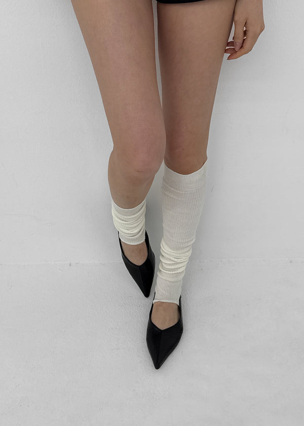 Kmit stiletto flat shoes