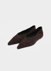 Kmit stiletto flat shoes