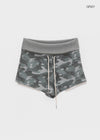 Whikit Camo Folding Elastic Shorts