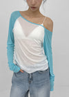 Tomerton Nagrang Off-Shoulder Long Sleeve T-Shirt