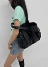 Rutiner Leather Big Shoulder Bag