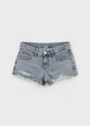 Clue distressed denim shorts