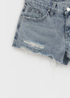 Clue distressed denim shorts