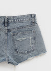 Clue distressed denim shorts