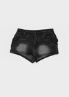 Kiya low-waisted denim shorts