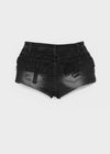Kiya low-waisted denim shorts