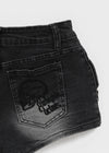 Kiya low-waisted denim shorts