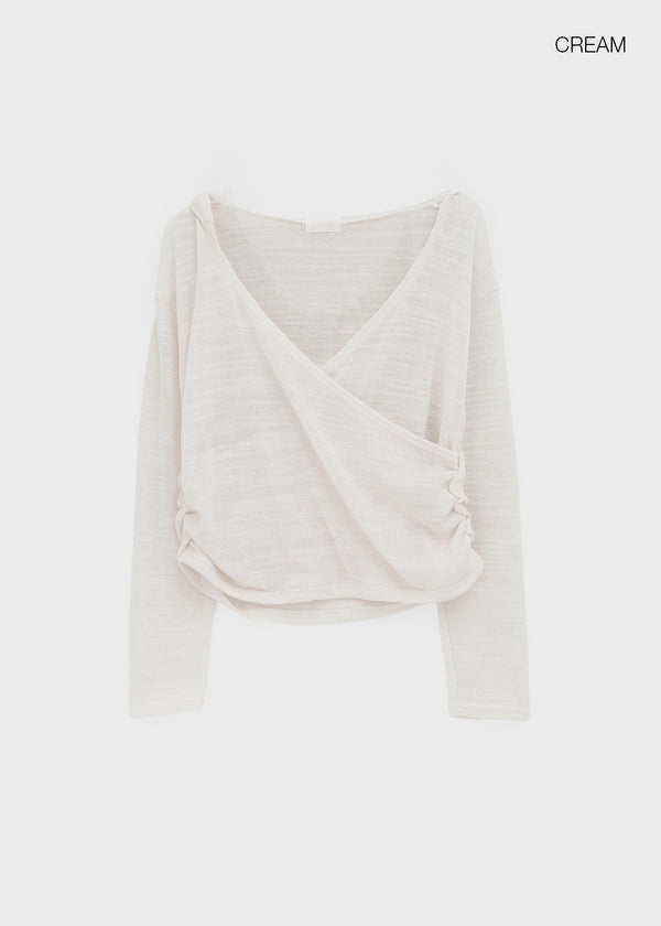 Tinka Wrap Long-Sleeve Hoodie