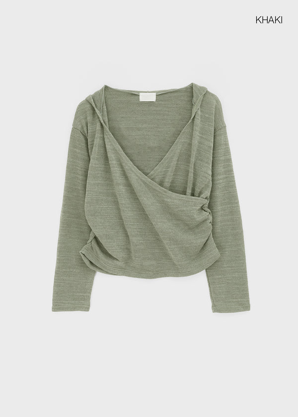 Tinka Wrap Long-Sleeve Hoodie