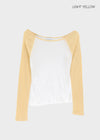 Tomerton Nagrang Off-Shoulder Long Sleeve T-Shirt