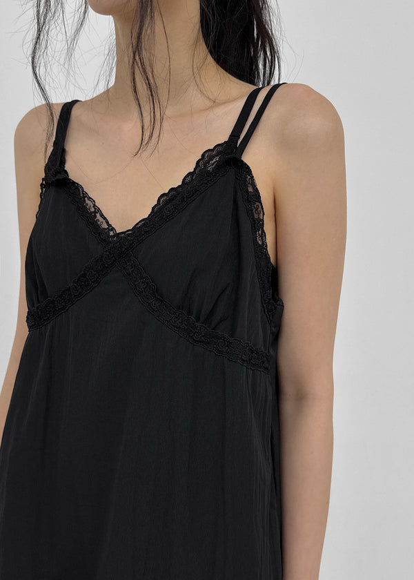 Pearl Lace Tiered Mini Dress