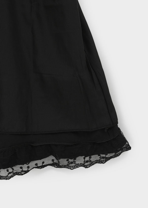 Pearl Lace Tiered Mini Dress