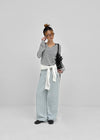 FKA Summer V-neck Long Sleeve Tee