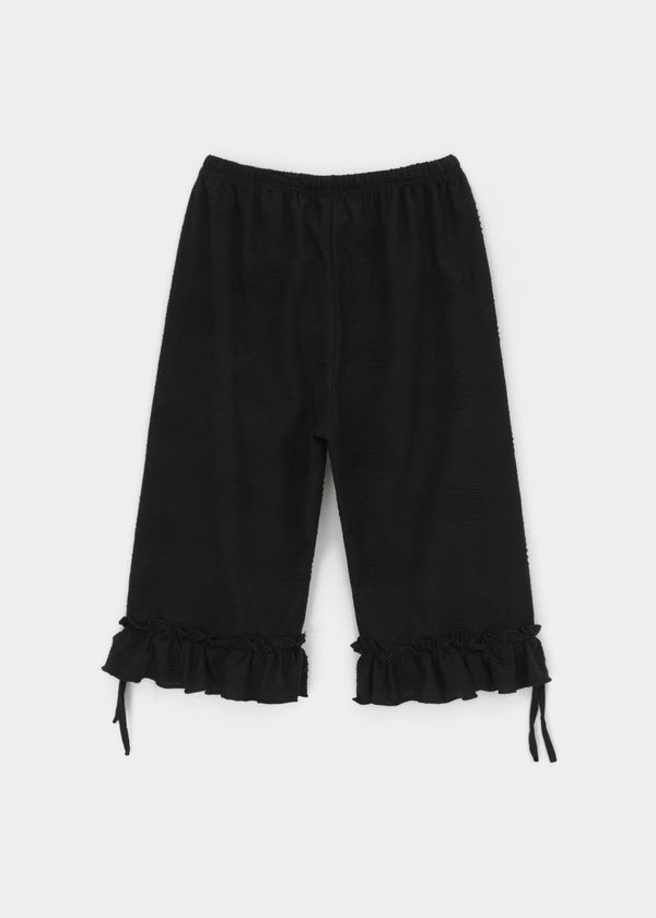 Heve Dot Frill 3/4 Length Capri Pants