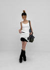 Roselen Ribbed U-Neck Sleeveless