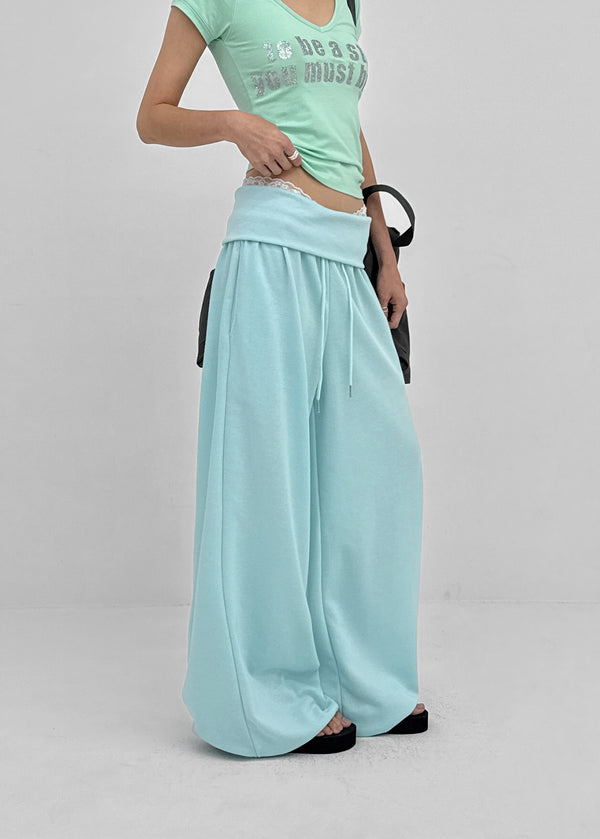 Atone Folding Wide Training Pants