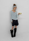 FKA Summer V-neck Long Sleeve Tee