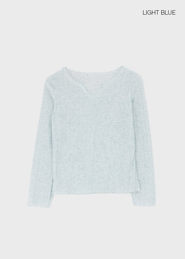 FKA Summer V-neck Long Sleeve Tee