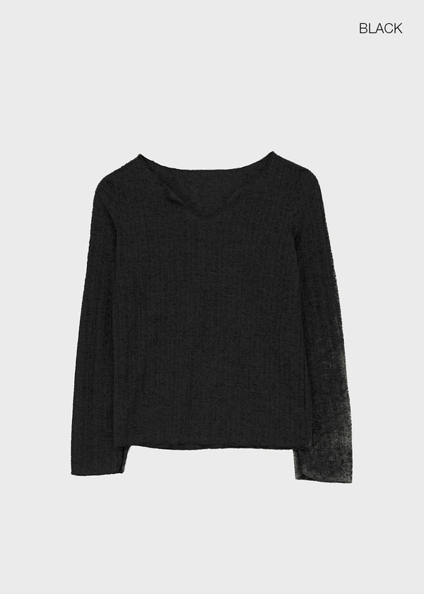FKA Summer V-neck Long Sleeve Tee
