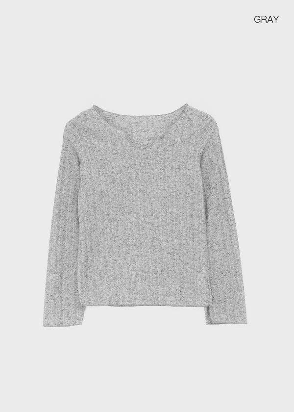 FKA Summer V-neck Long Sleeve Tee